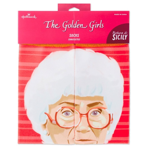 Hallmark Accessories - NWT Hallmark The Golden Girls Sophia Petrillo Picture It, Sicily Socks